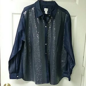 COPY - Chico Blouse w/ sequins